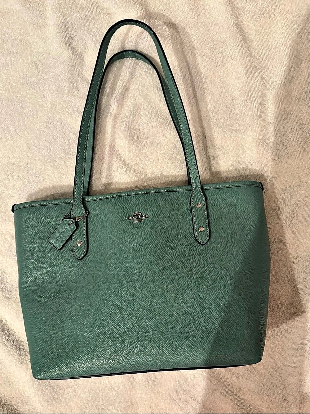 Coach Mini City Zip Tote Green